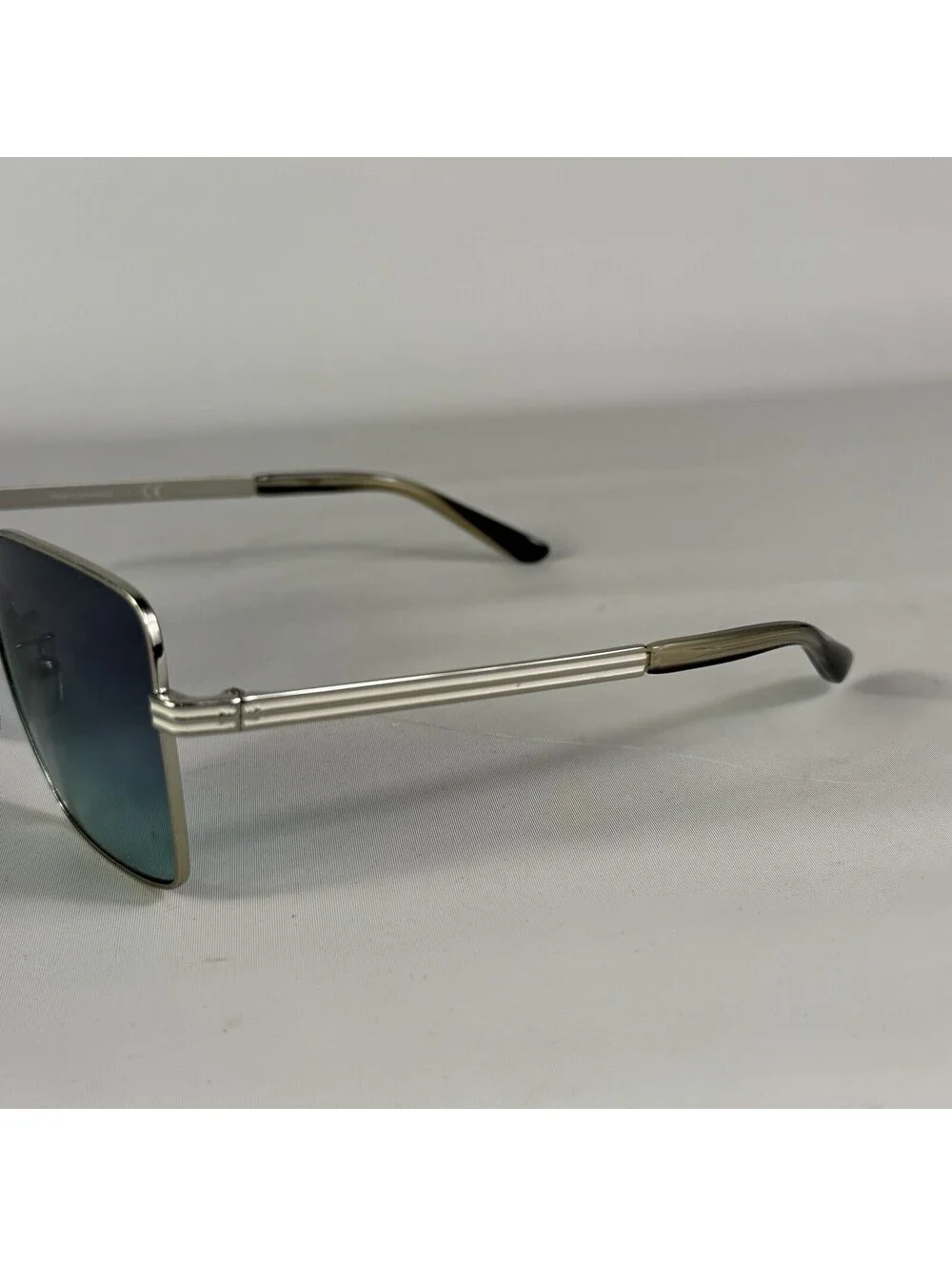Tory Burch Women's Sunglasses TY6087 33114S Shiny Silver 55mm Square Metal